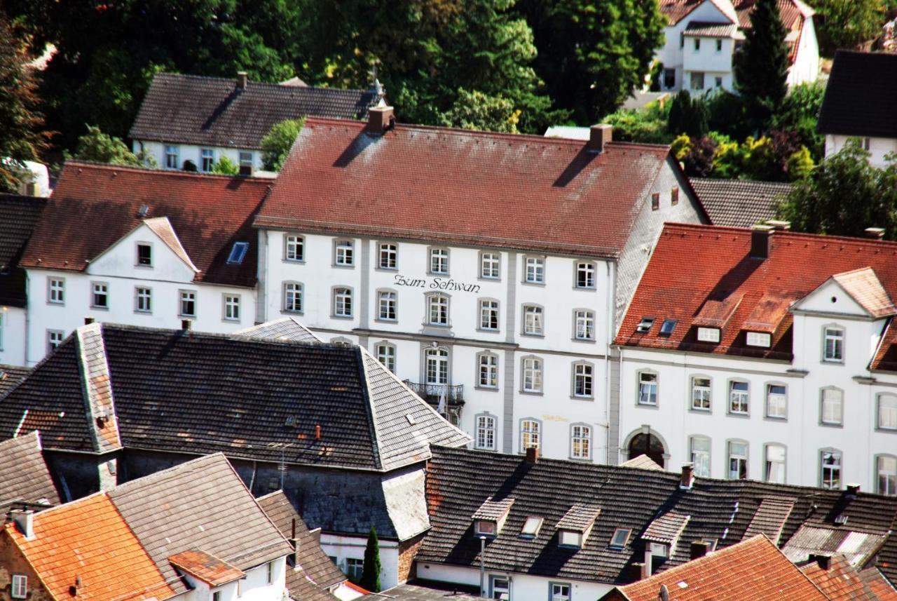 Historisches Hotel Zum Schwan Bad Karlshafen Exteriör bild